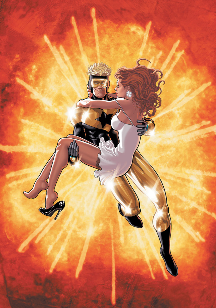 Booster Gold with classic Maguire face